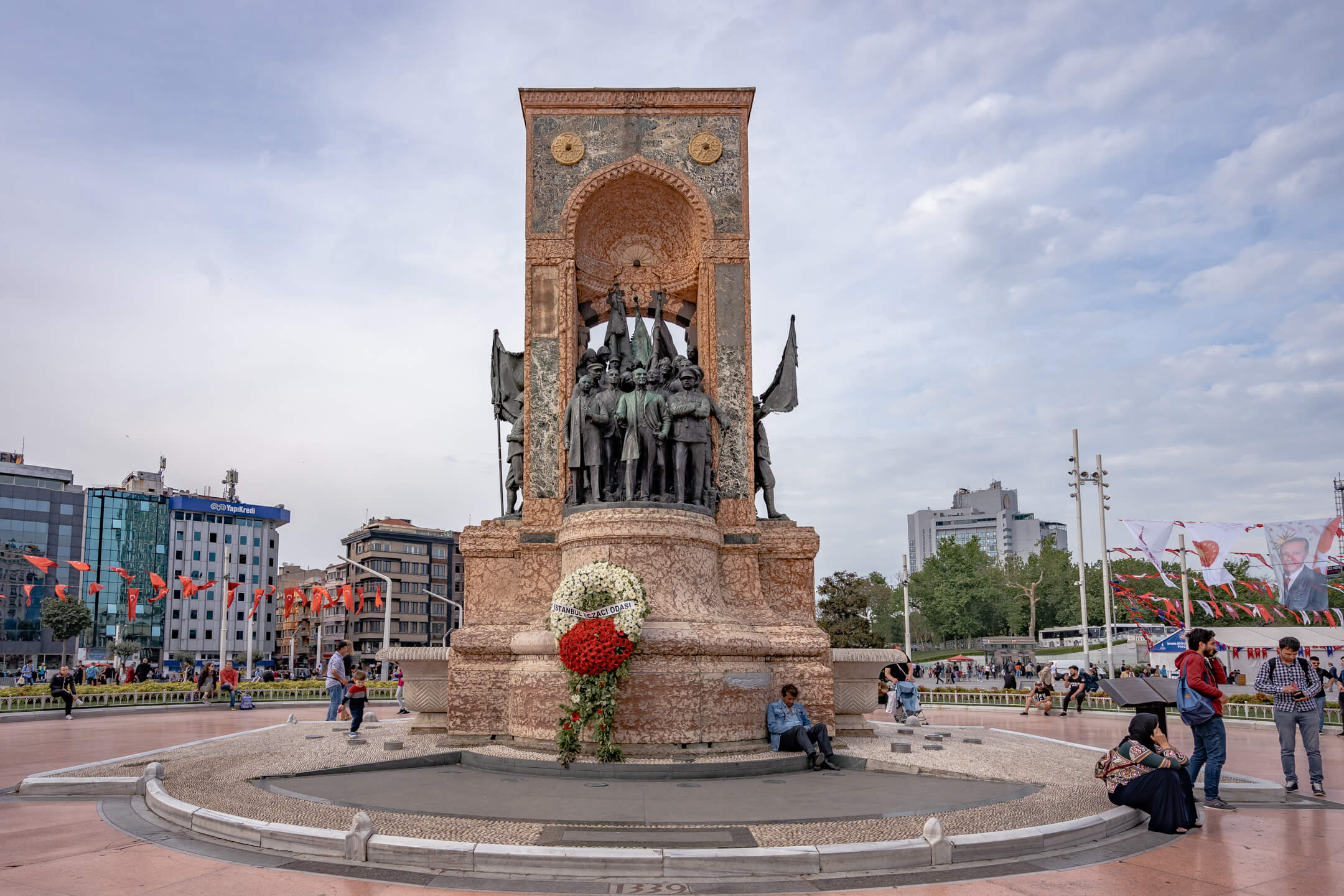 Taksim Square and Walking at Istiklal District